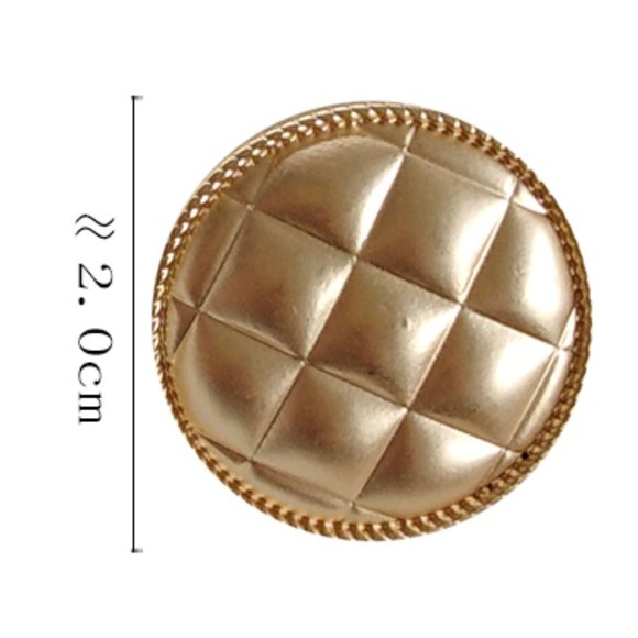 ❤️‍🔥𝕤𝕒𝕝𝕖❤️‍🔥🦋quilted golden earrings - Picture 9 of 13